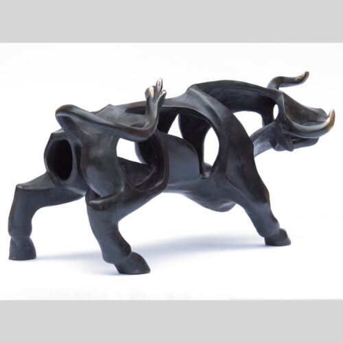 Taureau furieux - Bronze (Annick RESTLE)
