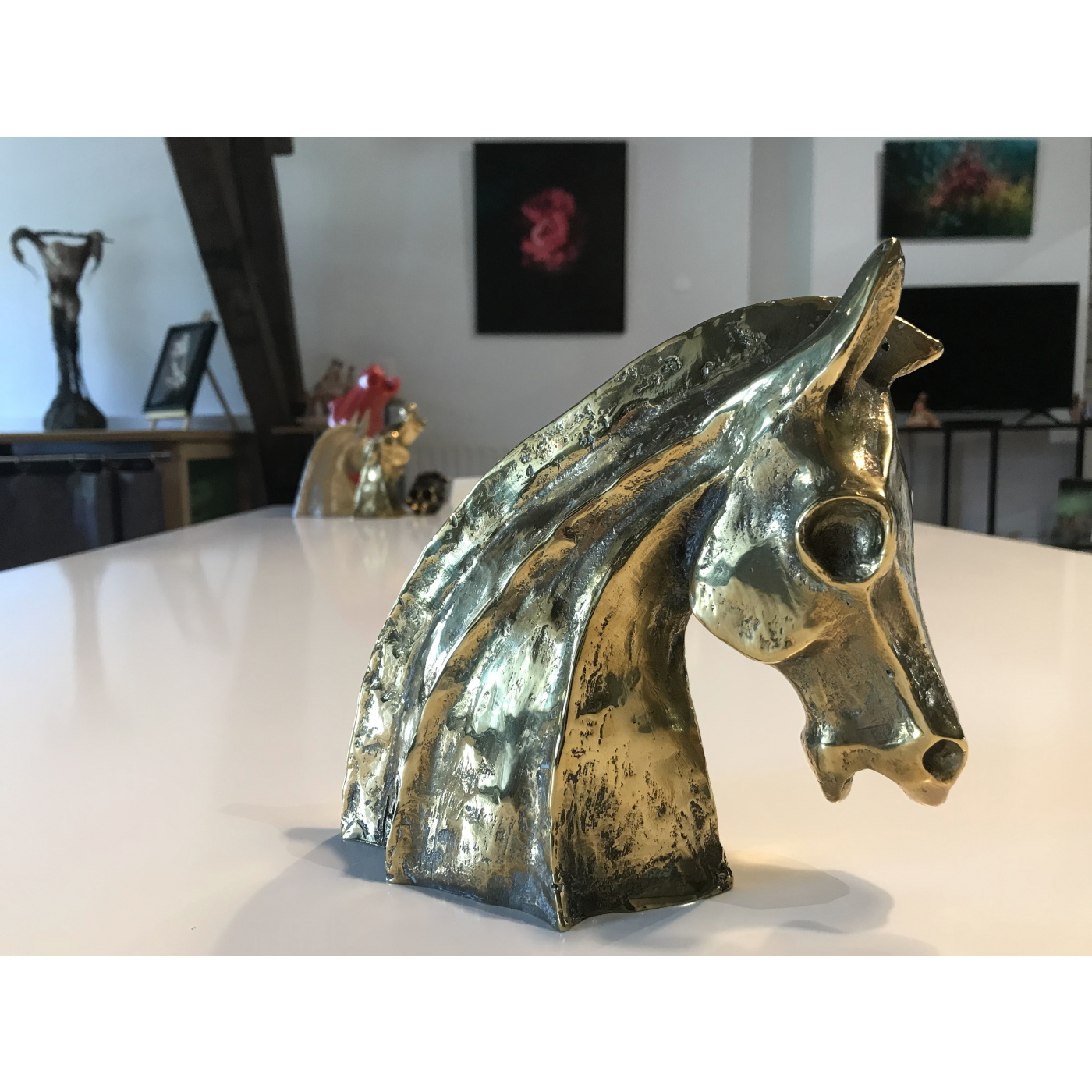 Cheval tête basse (A.Restlé)