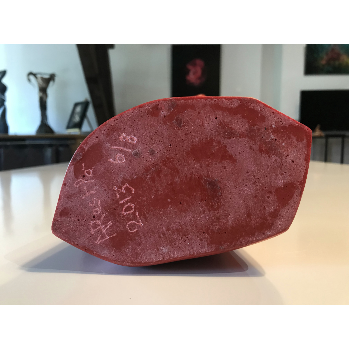 Tête de cheval résine rouge (A.Restlé) – Image 6