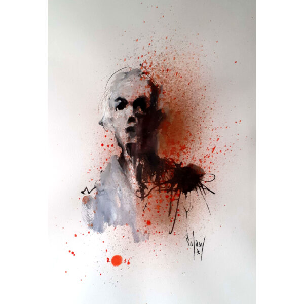 Acrylique/papier 1 (B.Rafray)